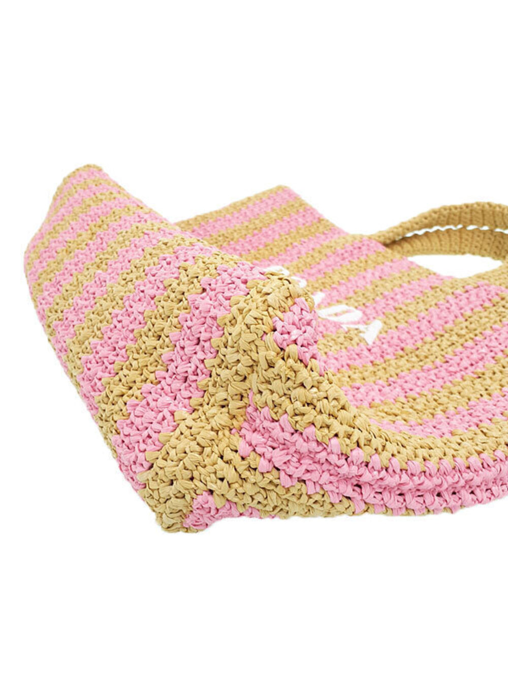 Prada tan pink Tote petalo Crochet Bag - Picture 9 of 9